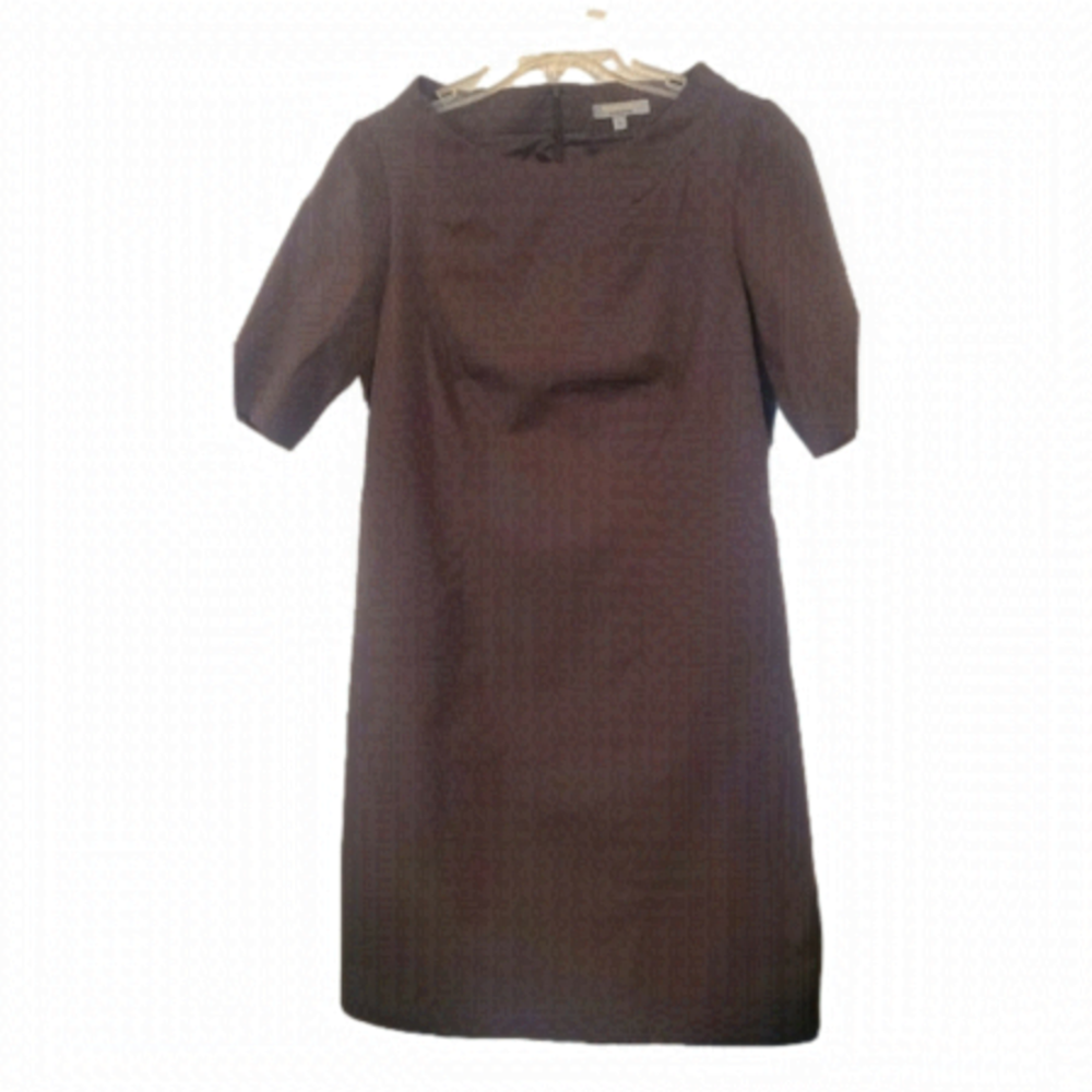 Veronika Maine Size 12 Grey Classic Dress